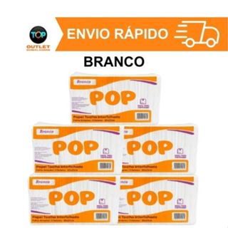 Papel Toalha Interfolha Pop para Dispenser de Banheiro Cozinha Escritório em Oferta na Shopee
