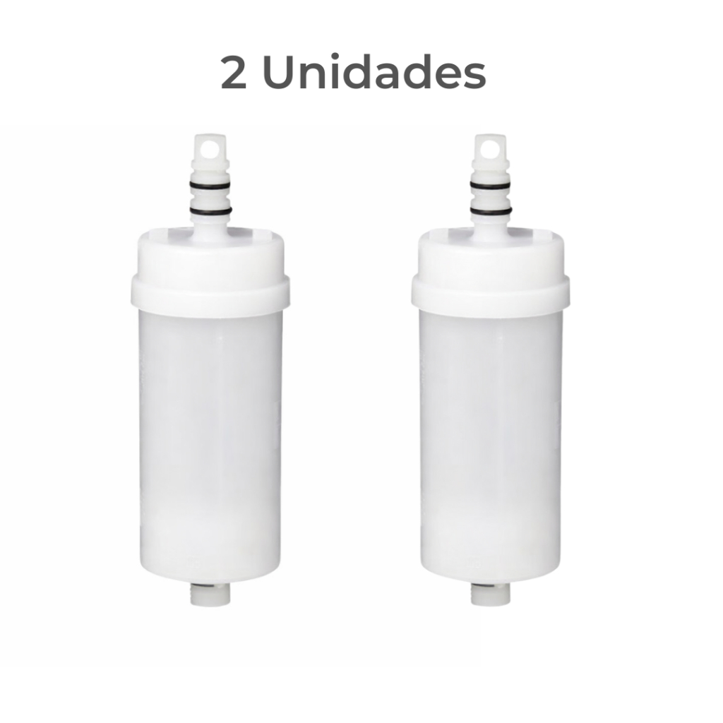 Kit com 2 Velas Filtro Refil Carvão Ativado Blindada Universal para Torneira Filtro Pro Saude Zufer em Oferta na Shopee