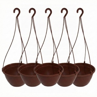 Kit 5 Vasos Cuia Marrom com Haste 21cm – Ideal para Rosa do Deserto e Plantas Ornamentais em Oferta na Shopee