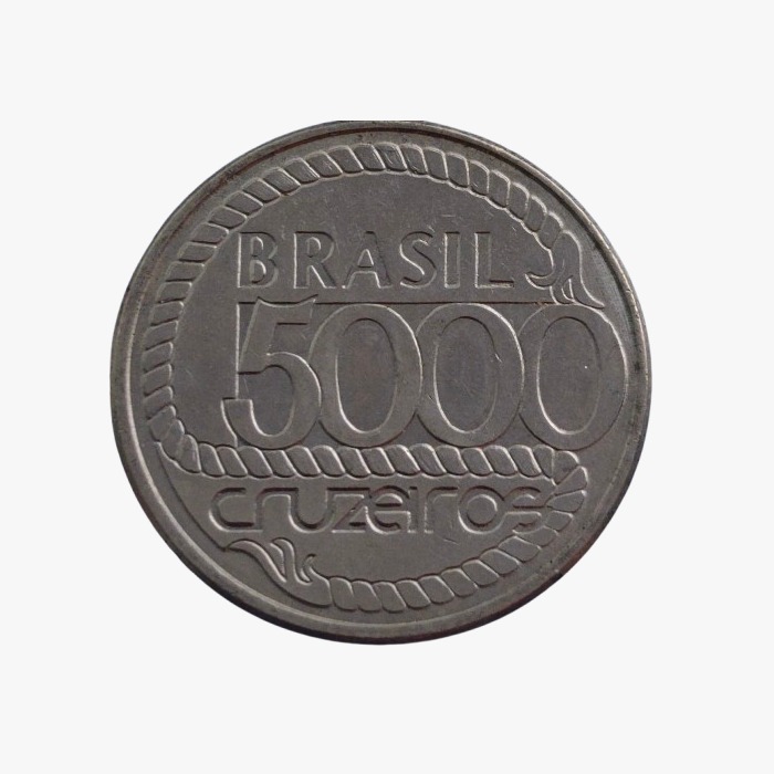 Brasil 5000 Cruzeiros 1992 - 200º aniversário - Morte de Tiradentes