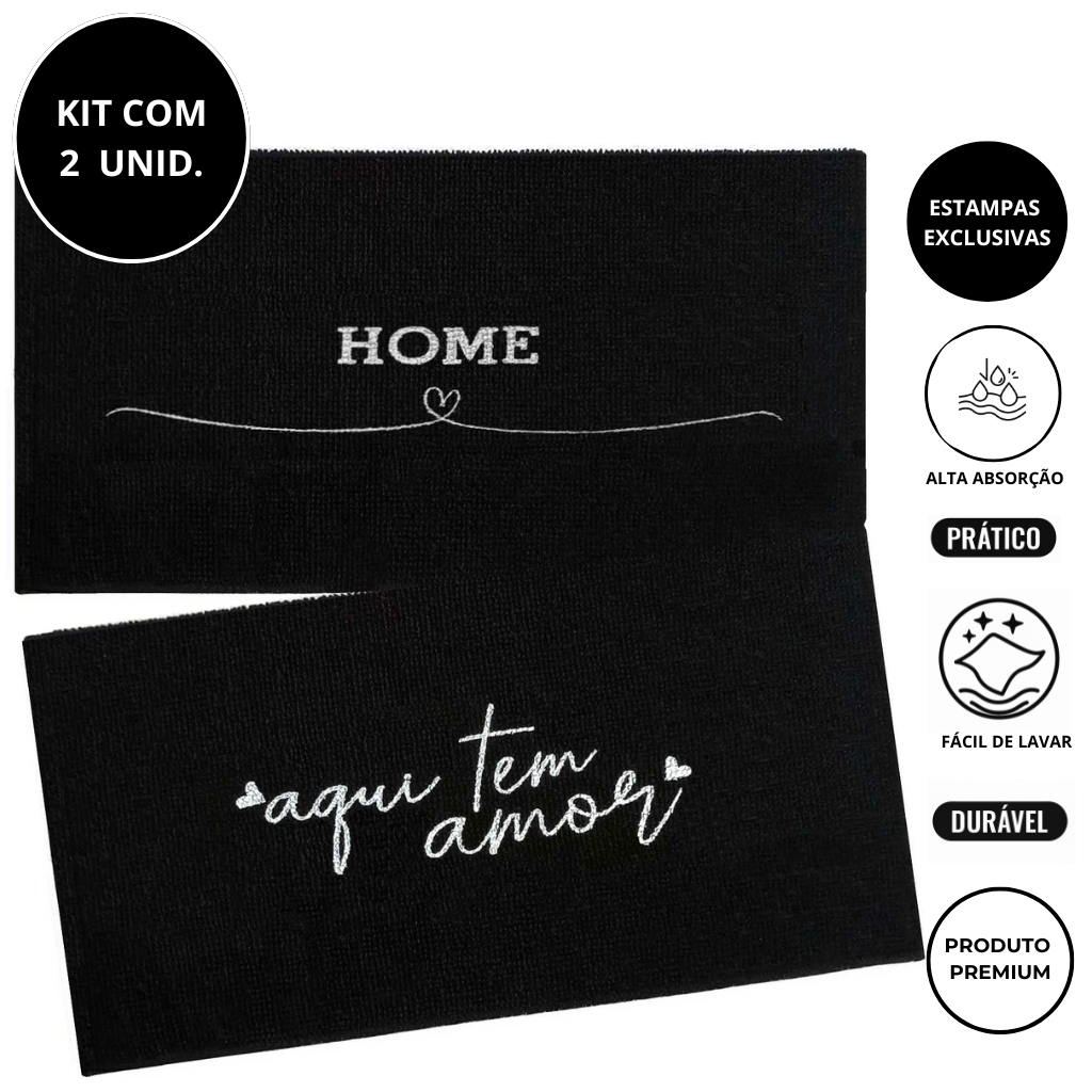 Kit 2 Pano de Microfibra Paninho para Pia Cozinha e Limpeza Multiuso Panos Estampado 30cmx30cm em Oferta na Shopee