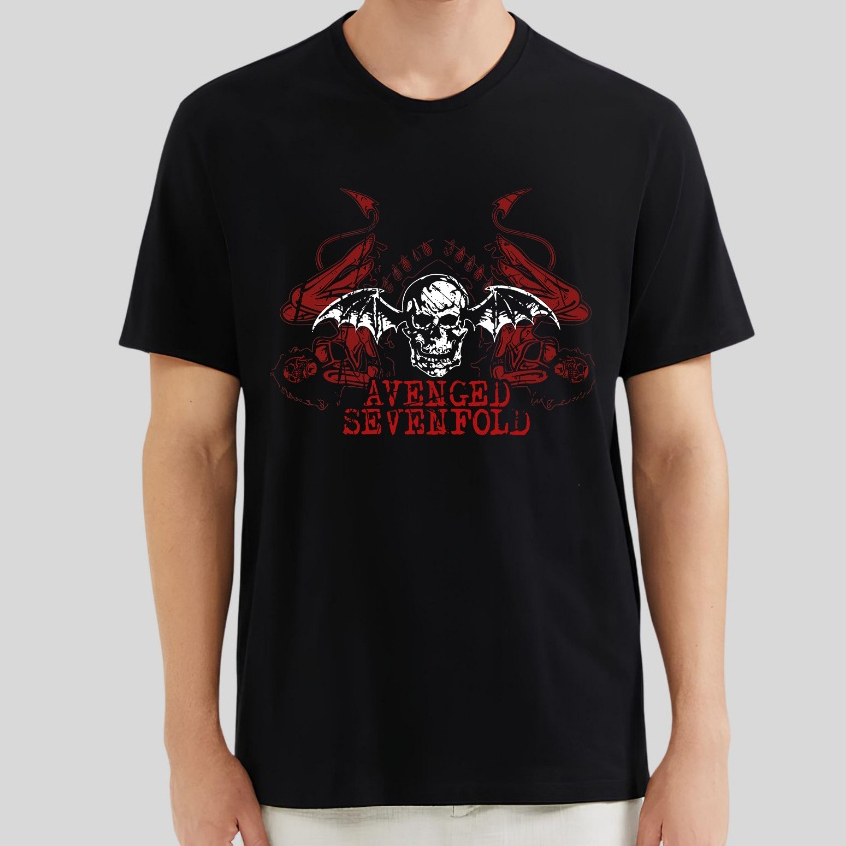 Camiseta Avenged Sevenfold Camisa de Rock Blusa de Banda heavy metal Hail to the King