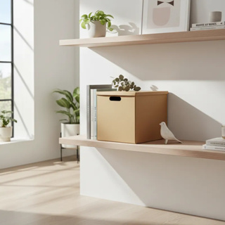 Caixa Organizadora/ Porta Treco Com Tampa 45x34x34 Mdf em Oferta na Shopee