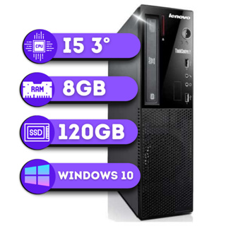 Pc Computador Lenovo Intel I5° 3 8gb 120 Ssd Office Edge72 em Oferta na Shopee