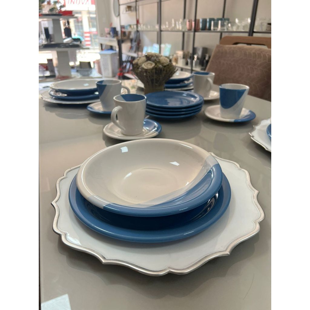 Aparelho de jantar 20 peças cerâmica Mais Vendidos Promnocao