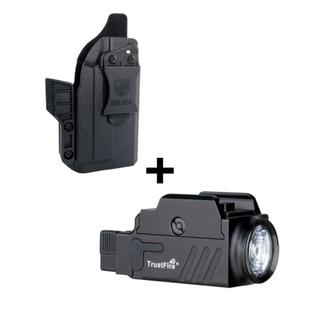 Kit Coldre Velado G-flash Bélica + Lanterna Dedicada Trustfire GM23 (Glock G22)