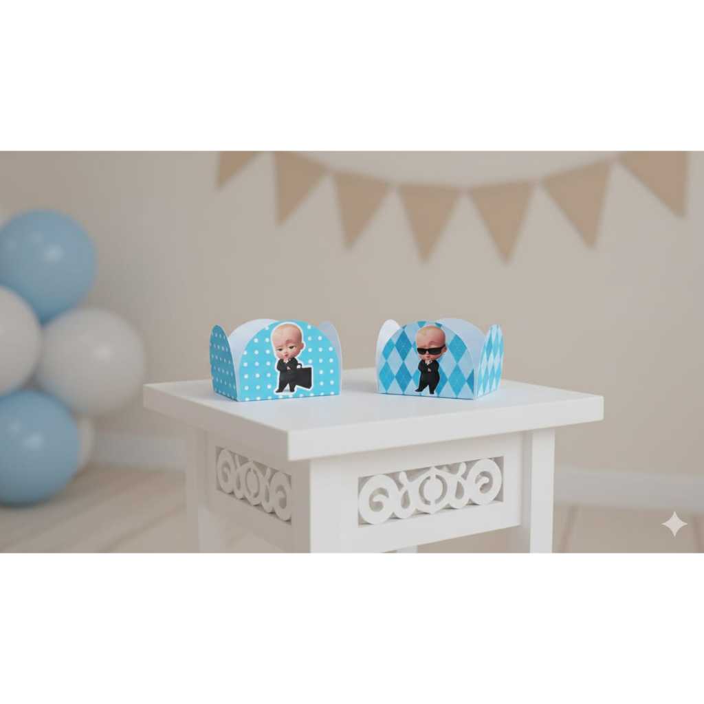 Envio Rapido- Forminha de docinhos personalizada o poderoso chefinho | festa infantil| qualquer tema| lembrancinha