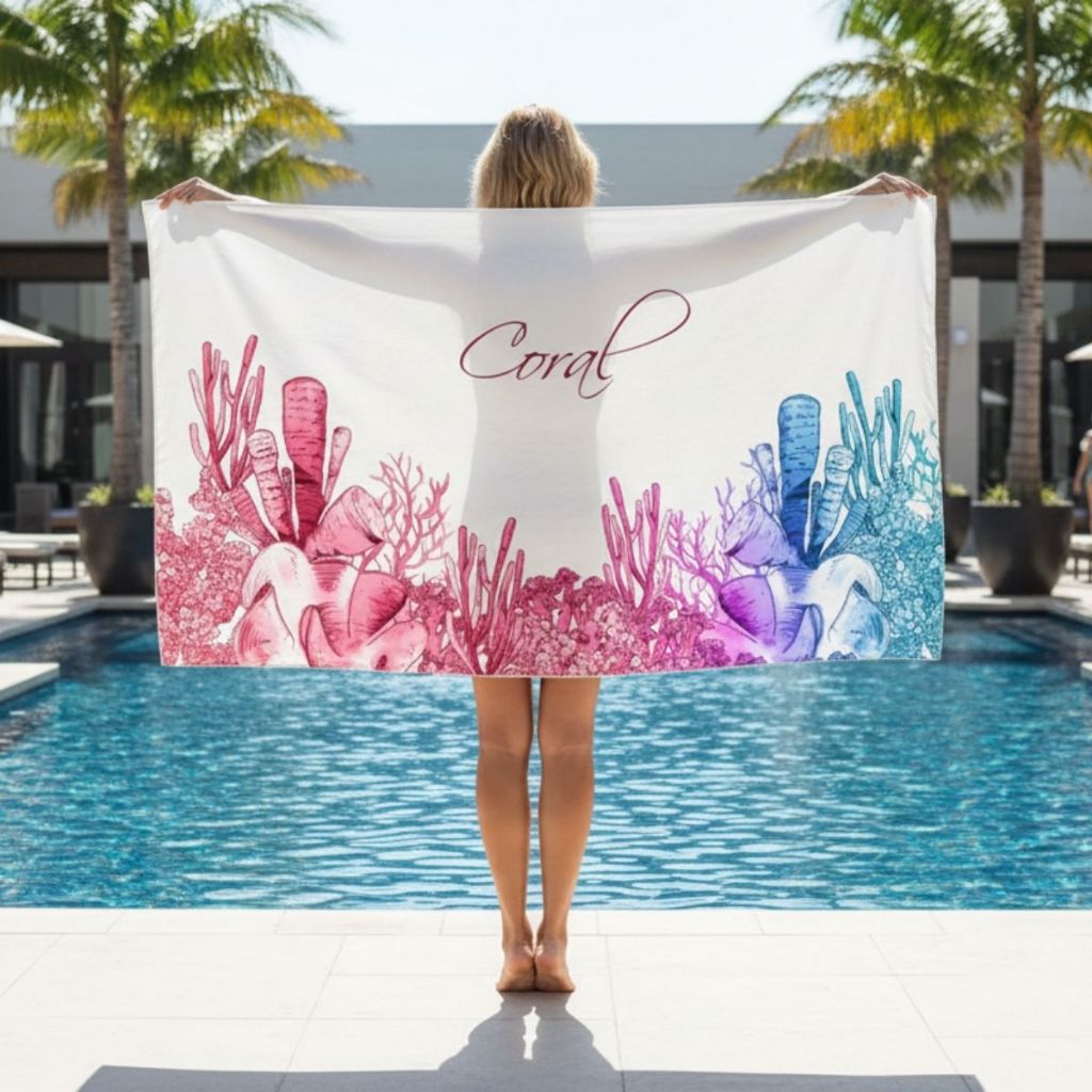 Kit 10 Canga Personalizada com Nome Saida De Praia Piscina 1,48x1