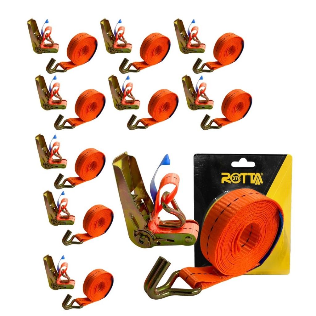 Kit 10 Cinta Catraca Amarração 800kg Carretinha Moto JetSki Cintra Catraca 3 Metros em Oferta na Shopee