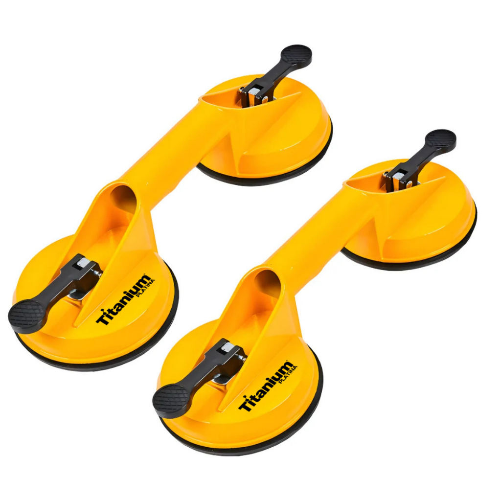 Kit 2un Ventosa Dupla 80kg Alta Sucção A Vácuo Para Espelho Vidro Metais Porcelanatos e Pisos em Oferta na Shopee