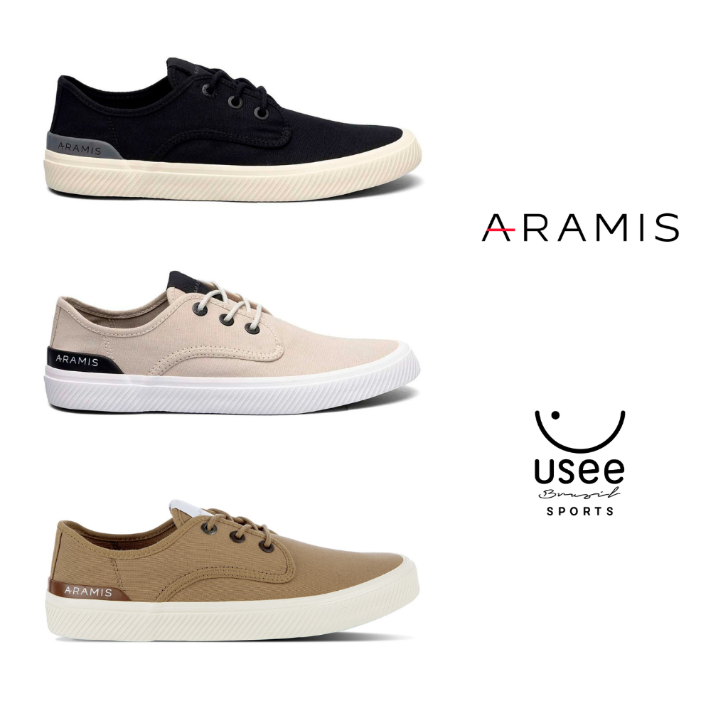 Tênis Aramis Daily Dock Canvas Casual Confortável Estiloso Versátil Estiloso