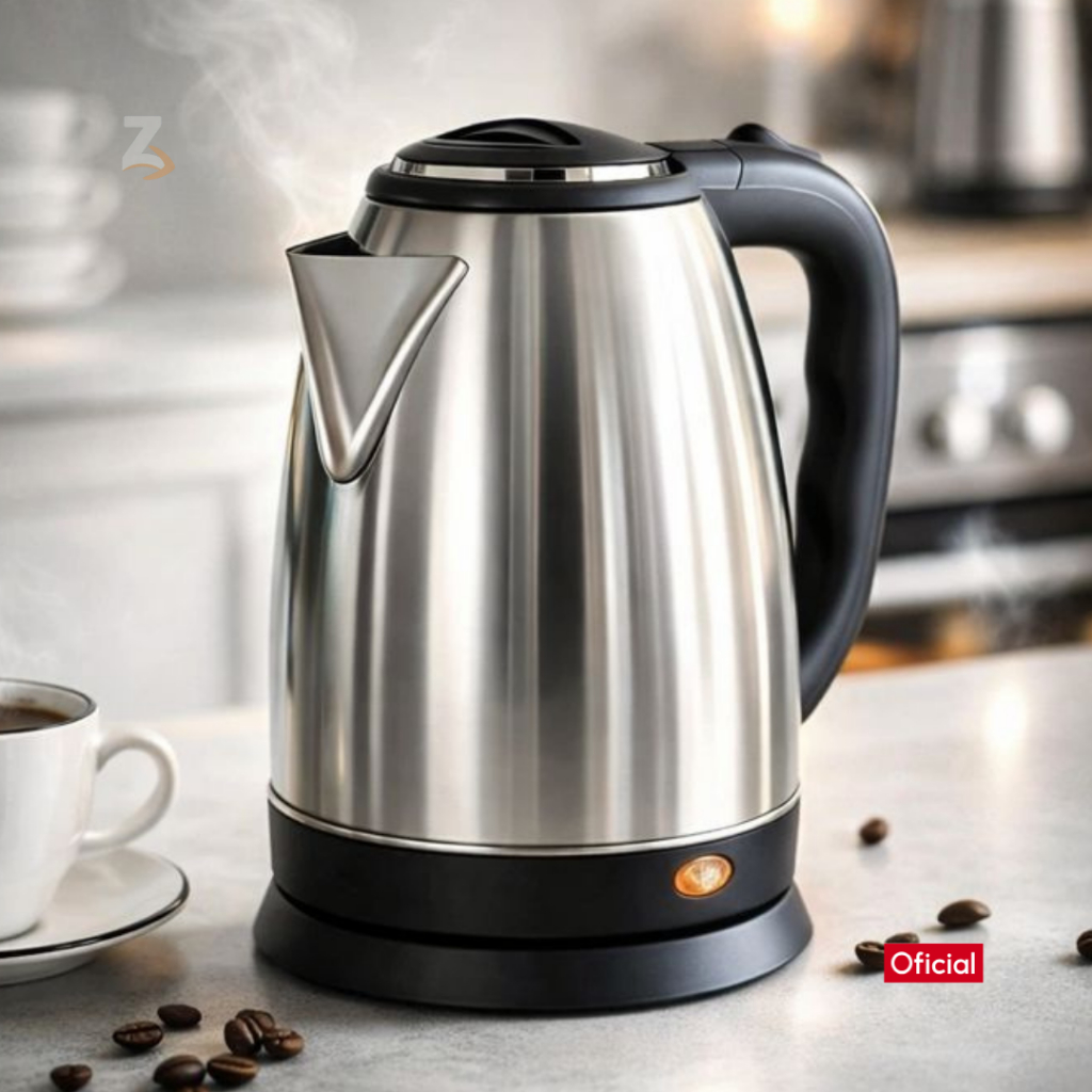 Chaleira Elétrica Jarra Café Chá Inox 110v