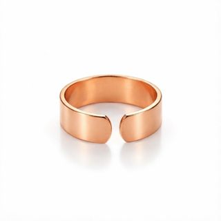 Anel em Cobre Puro Unissex em Oferta na Shopee