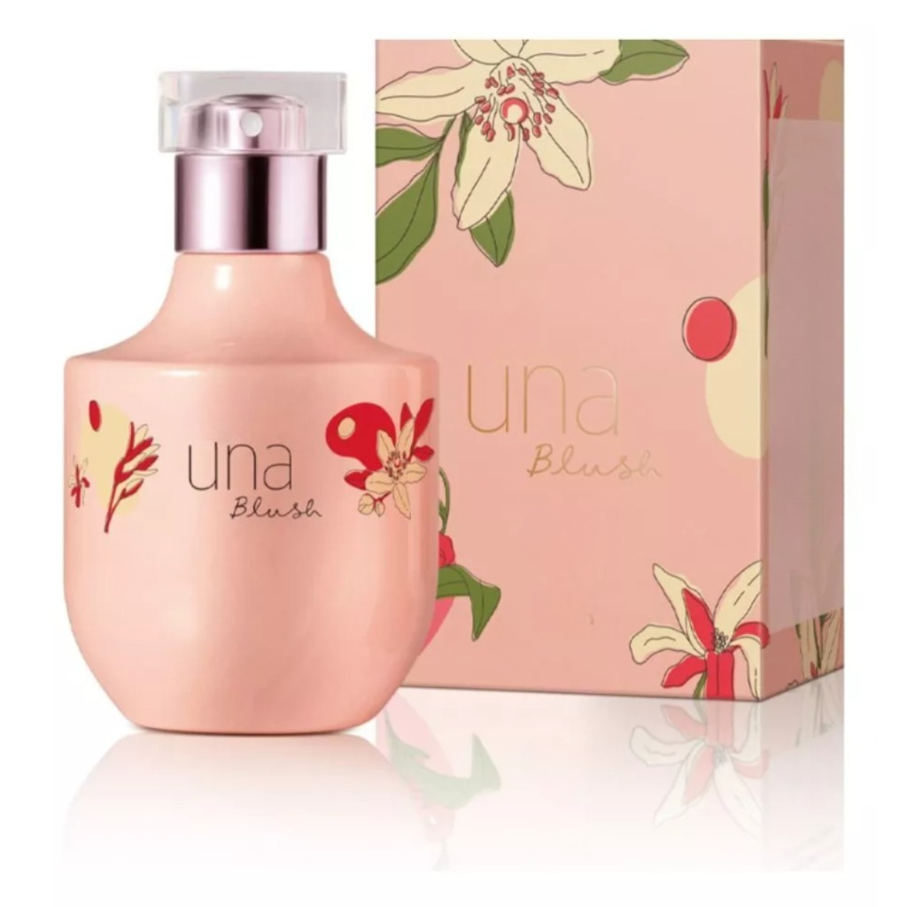 Una Blush 100ml – Perfume Feminino Sofisticado com Notas de Flores Brancas