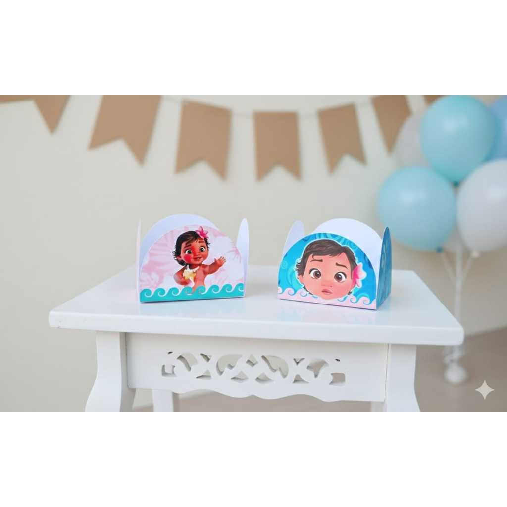 Envio Rapido- Forminha de docinhos personalizada Moana baby| festa infantil| qualquer tema| lembrancinha aniversário