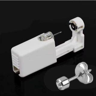 Perfurador de orelha e nariz Descartável com Brinco em Aço Cirúrgico Antialérgico em Oferta na Shopee