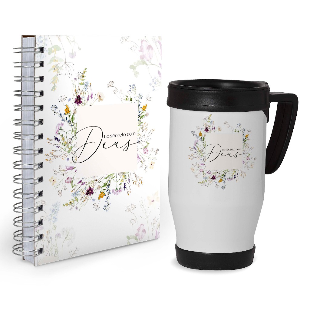 Planner Devocional com Deus | Caderno de Estudos Bíblicos | Diário de Oração em Oferta na Shopee