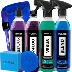 Kit Shampoo V-Floc Cera Blend Vexus Limpa Rodas Restaurax Vonixx