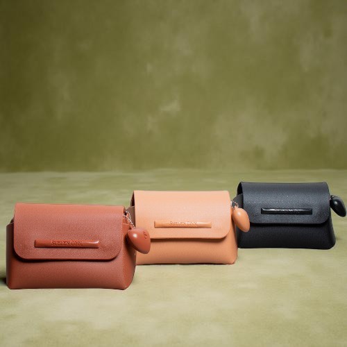 Bolsinha Feminina Pequena Suellen com Coração – Clutch, Necessaire Porta Maquiagem Silva N.