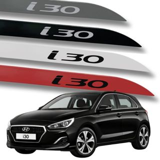 Jogo Friso Slim Lateral I30 com Grafia Escolha a Cor Protetor de Porta em Oferta na Shopee