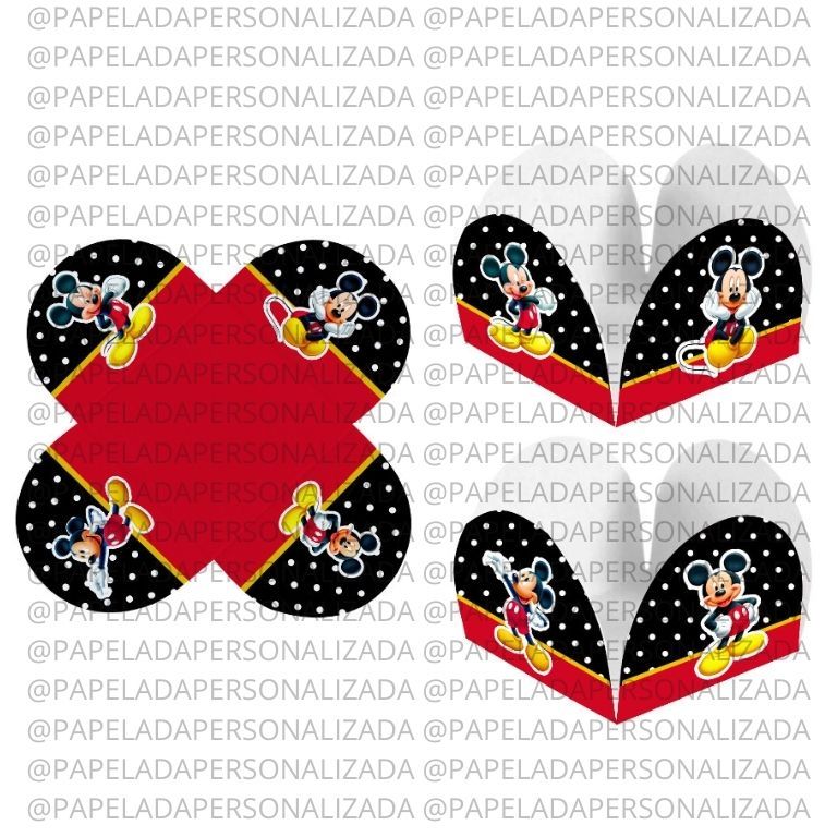 forminha de doce mickey personalizada brigadeiro festa beijinho doces forma doce Mickey aniversário