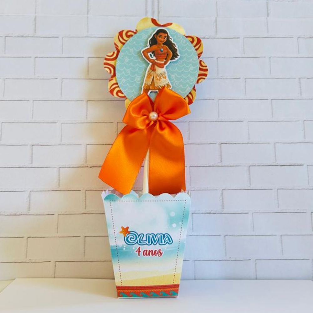 Centro de mesa para lembrancinha Moana / Lembrancinha Personalizada Moana / Aniversário Moana