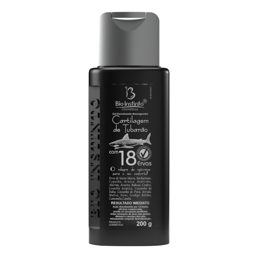 Gel Cartilagem Tubarão 18 Ervas Bio Instinto 200g Bio Instinto