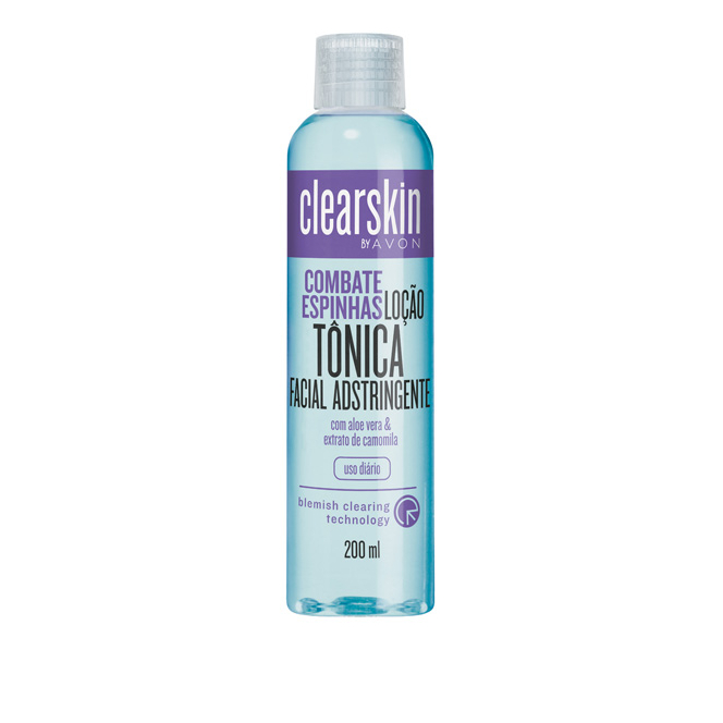 Loção Tônica Facial Adstringente Clearskin Avon 200ml