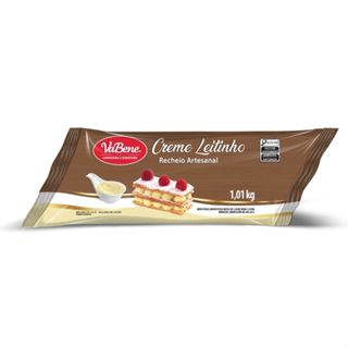 Recheio Artesanal Creme Leitinho 1,01Kg Vabene em Oferta na Shopee