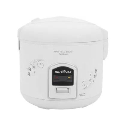 Panela Elétrica de Arroz Britânia PA10 700W - 10 Xícaras Branca