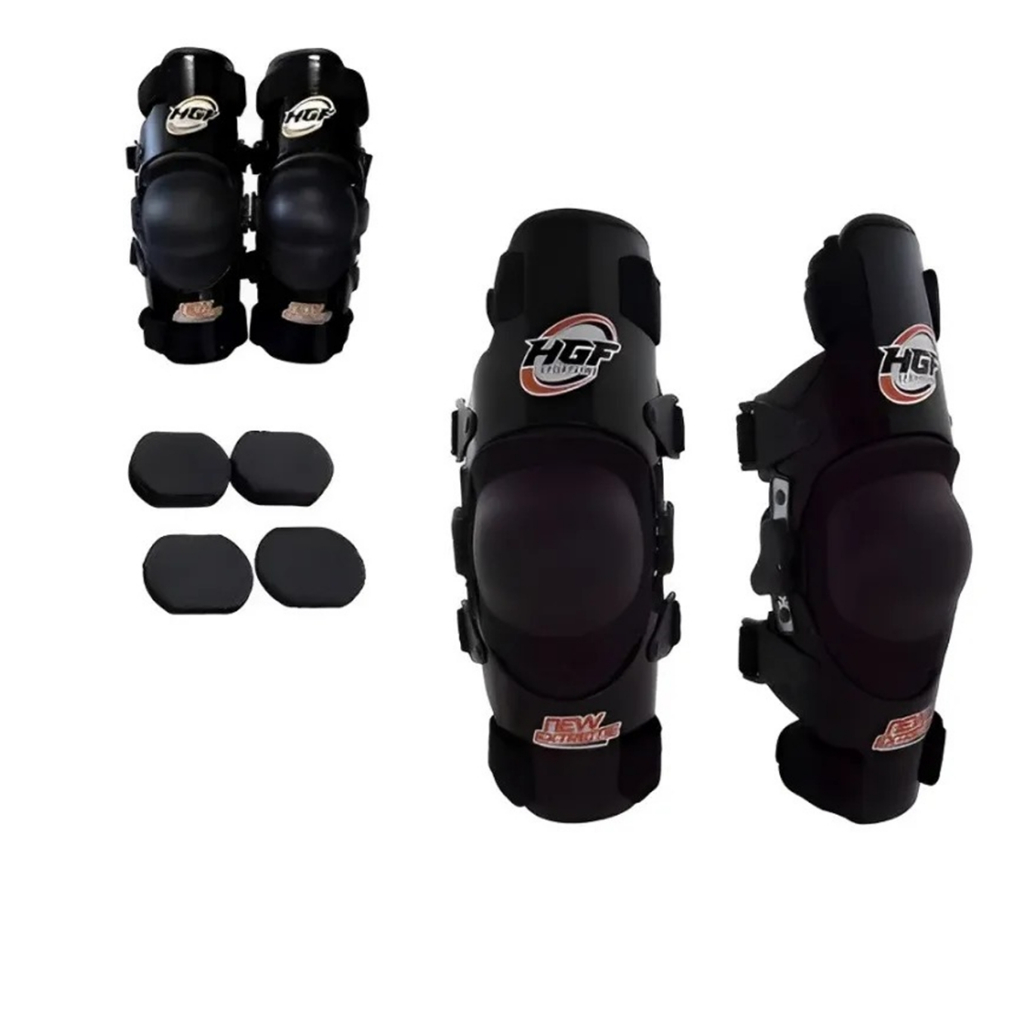 Joelheira Articulada Hgf New Extreme-mx Cross Trilha - Proteção e Conforto Garantidos