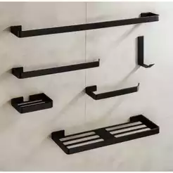 Kit Conjunto Para Banheiro Luxo 6 Peças