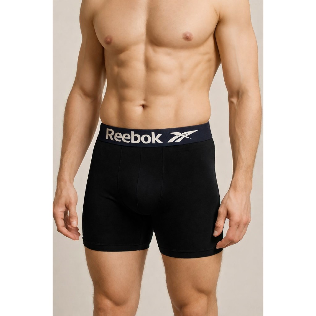 Cueca boxer masculina microfibra adulto box sem costura