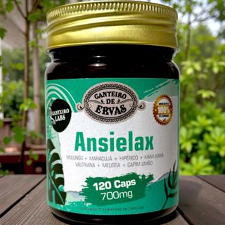 Ansielax 120caps 700 mg Composto Natural Canteiro de Ervas em Oferta na Shopee