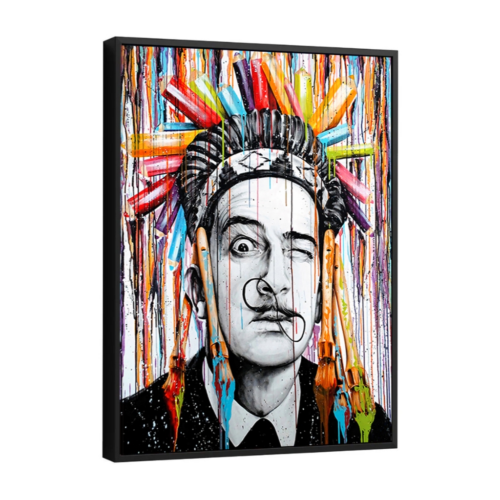 Quadro Decorativo Salvador Dali Grafite