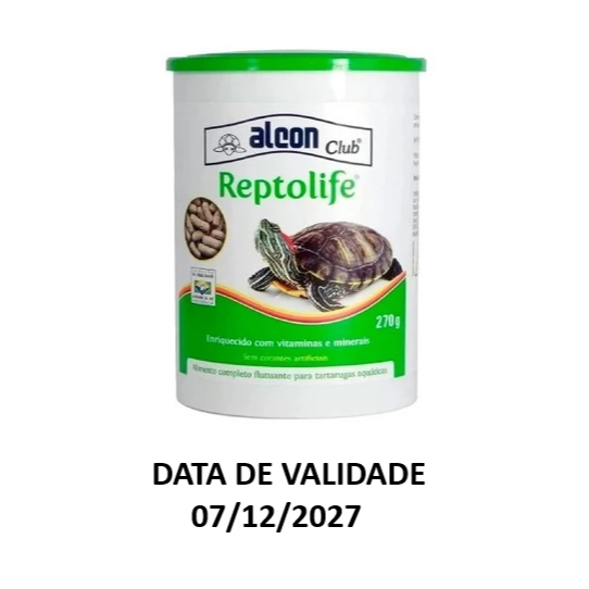 Ração Tartaruga Alcon Club Reptolife 270g em Oferta na Shopee