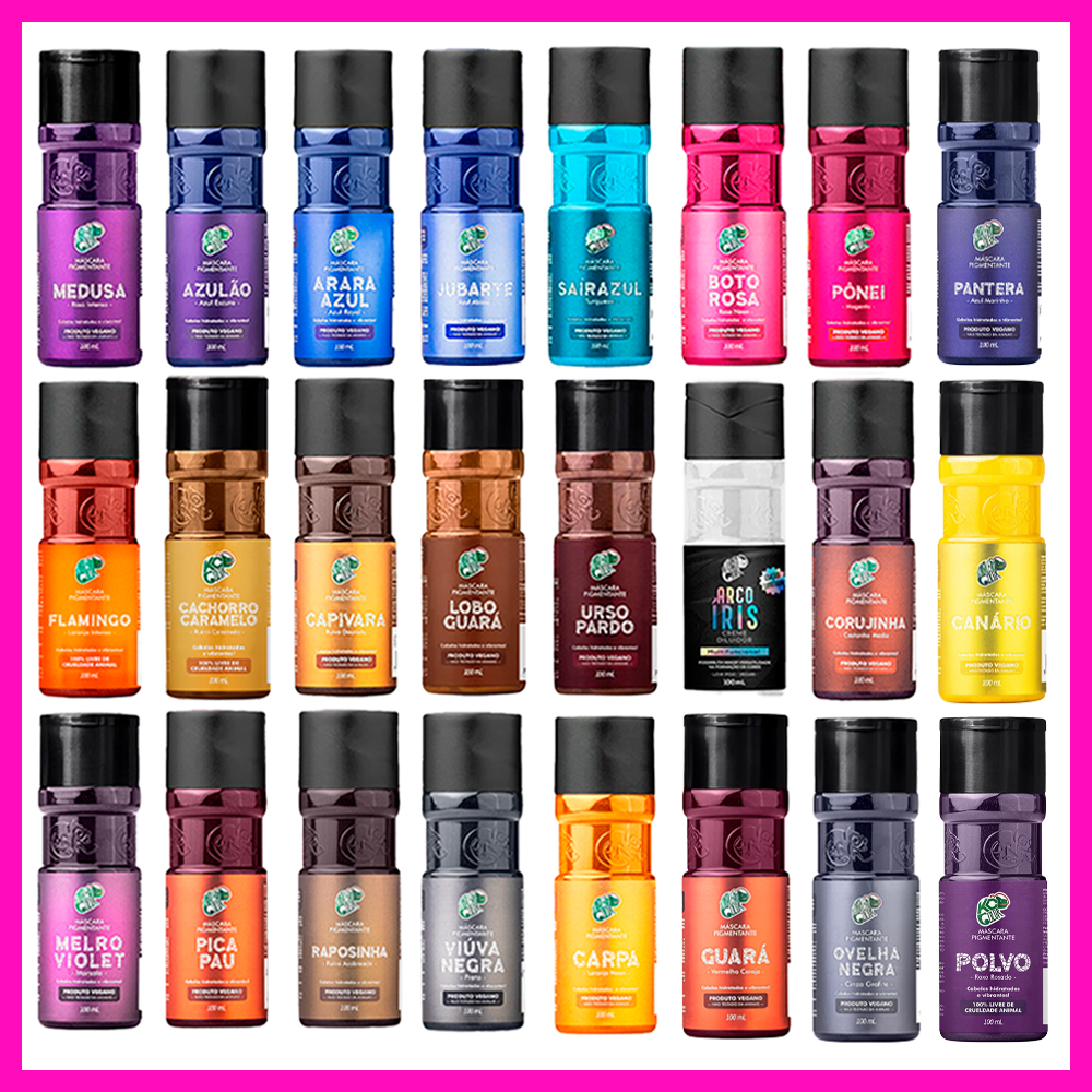 Kamaleão Color Tonalizantes 100ml Máscara Pigmentante - Extremamente hidratante.