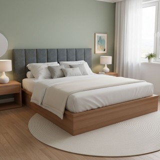 Kit  Placas de Cabeceira Estofado Auto Colante Para Cama  Super King, Cama Box e Queen
