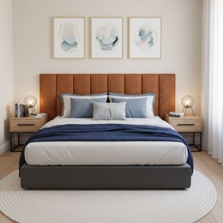 Kit de 5 ate 10 Cabeceira de Cama Box Estofada Modular 45x20cm Decoração Para Quarto em Oferta na Shopee