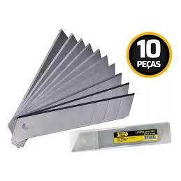 Kit Lâminas Para Estilete 18mm Caixa com 10, 20, 30, 40, 50, 80 e 100 unidades