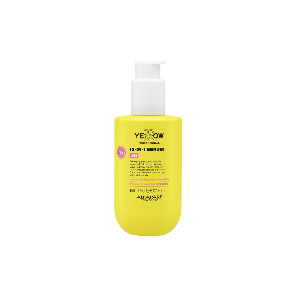 Sérum Yellow Liss Anti-Frizz Multi-Benefit 150ml Alfaparf Nutrição Hidratação e Proteção Térmica