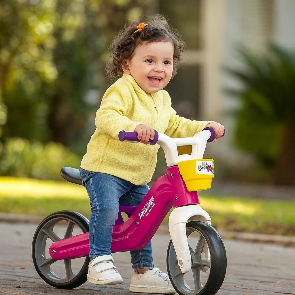 Bicicleta Passeio Presente Infantil Sem Pedal Veiculo Motinha Andador Criança Menino Menina
