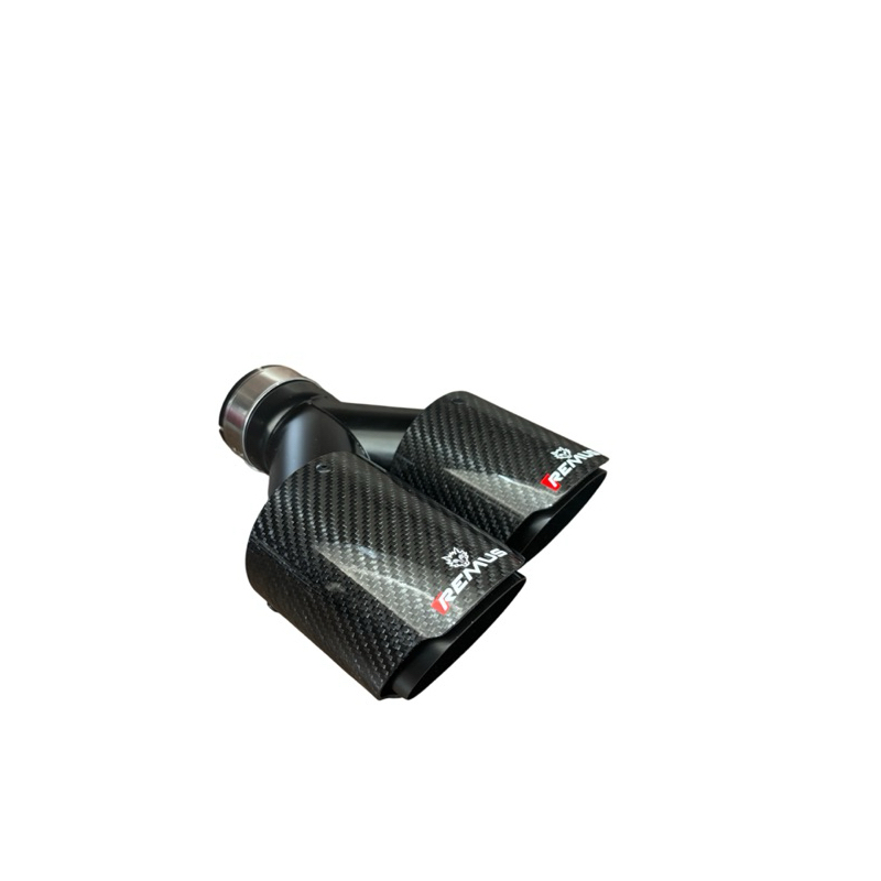 Ponteira Escapamento Remus Dupla Fibra de carbono Golf Jetta Polo Bmw Audi