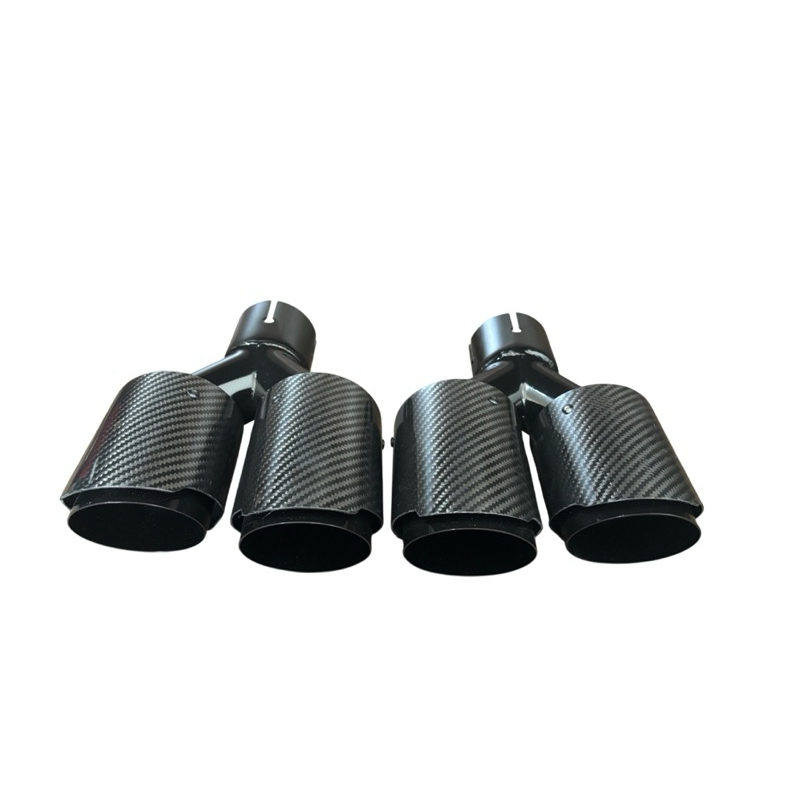 Ponteiras Akrapovic Par Esportivas Fibra de carbono tipo Akrapovic Remus Golf Jetta Audi a3 Bmw 320i