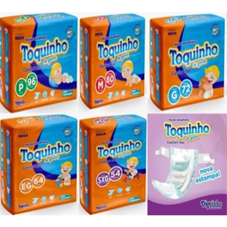Fralda Descartável Toquinho Basic em Oferta na Shopee
