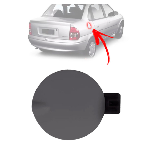 PORTINHOLA DO TANQUE DE COMBUSTIVEL GM CORSA 94/02 CORSA SEDAN CLASSIC 96/02 4 PORTAS (COM SUPORTE FIXACAO )