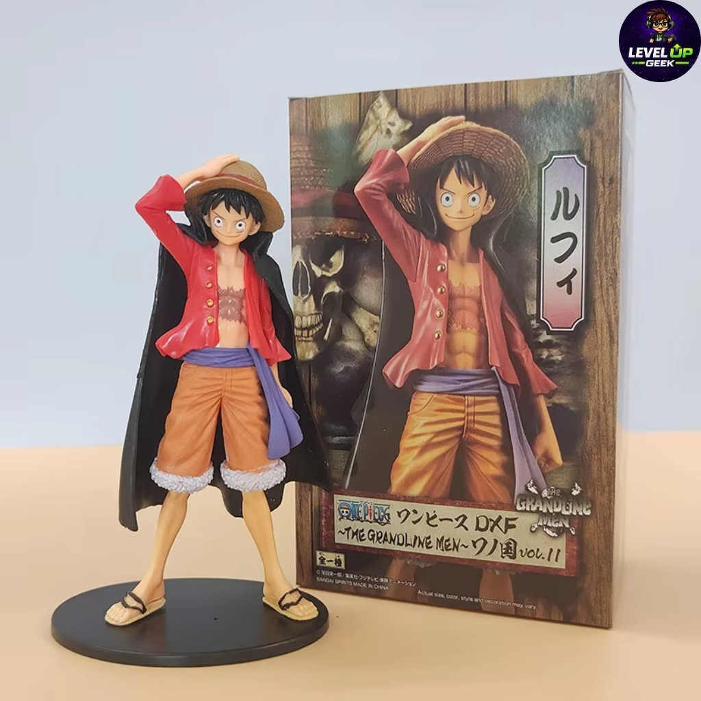 Boneco One Piece Monkey D. Luffy Action Figure Colecionável 15cm Anime REF: 0006
