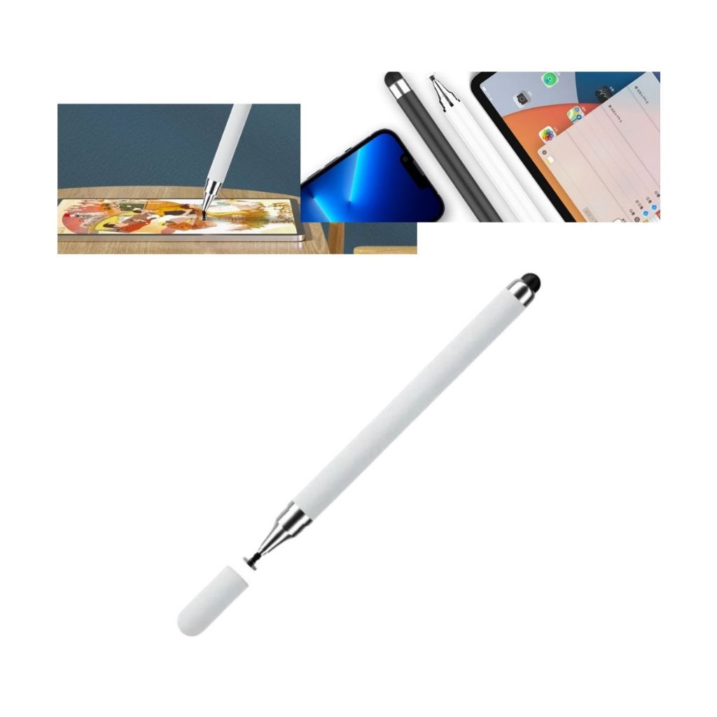 Caneta Touch Screen Stylus Tablet Celular 2 Em 1 Ponta Fina em Oferta na Shopee