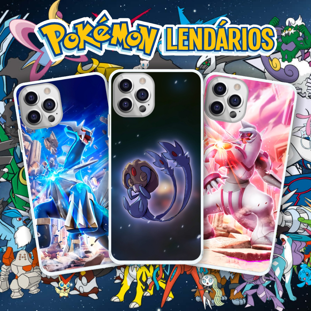 Capinha Pokémons Giratina Palkia Dialga ANIME POKEMON JOGO POKÉMON Capa de Celular