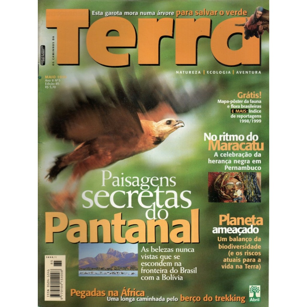 Revista Terra – Pantanal, Maracatu, Planeta ameaçado, Trekking na África – Ano 8 – Número 5 – Maio/1999